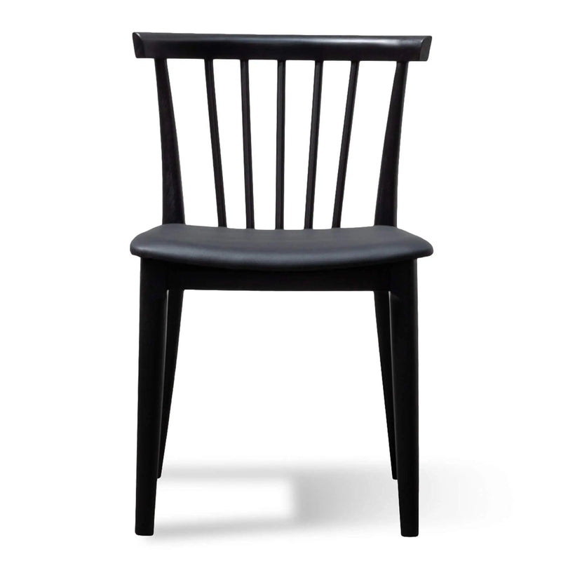 Calibre Dining chair - Solid timber and Black PU DC6042-SD - Dining ChairsDC6042-SD 1
