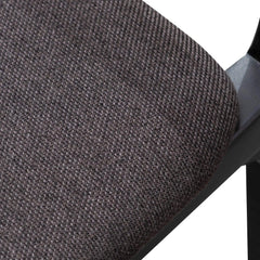 Calibre Fabric Armchair - Anchor Grey with Black Legs LC6038-SD - Arm ChairsLC6038-SD 5