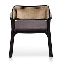 Calibre Fabric Armchair - Anchor Grey with Black Legs LC6038-SD - Arm ChairsLC6038-SD 4