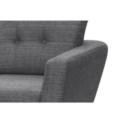 Calibre Fabric Armchair - Metal Grey LC721 - Arm ChairsLC721 5