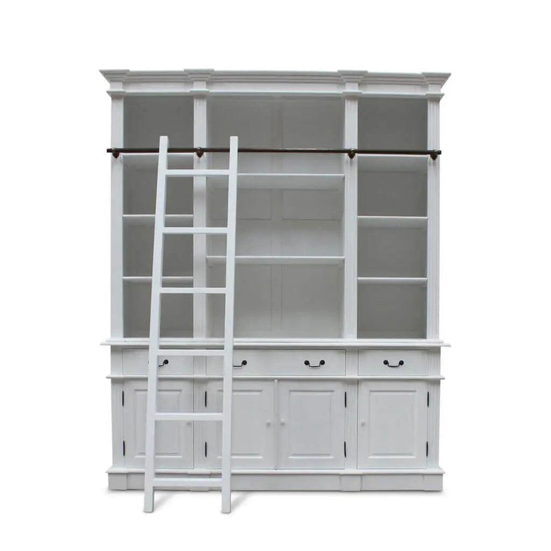 Estate Bookcase with Ladder - BookcaseMBKC129PDR9360245001127 1