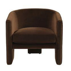 Kylie Arm Chair - Dark Chocolate Velvet - Arm Chairs331389320294129197 2