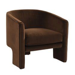 Kylie Arm Chair - Dark Chocolate Velvet - Arm Chairs331389320294129197 1