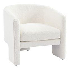 Kylie Arm Chair - White Boucle - Arm Chairs331379320294129180 1