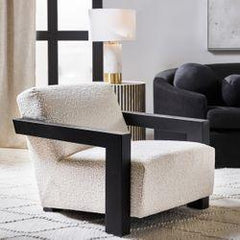Lennon Arm Chair - Ivory Boucle - Chair326789320294122044 2